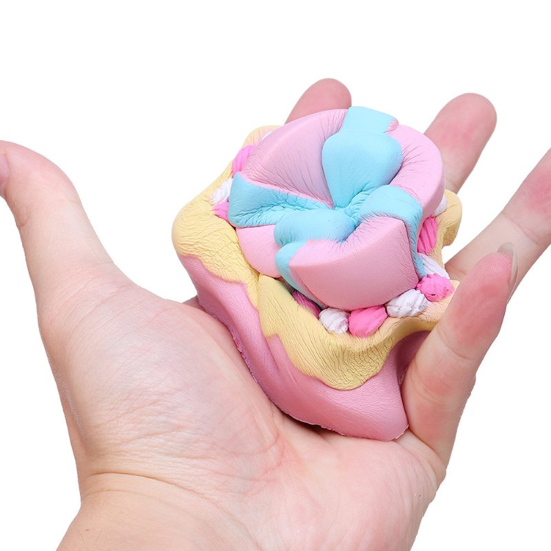 Bow-knot Double Cake Squishy With Packaging Collection Darček