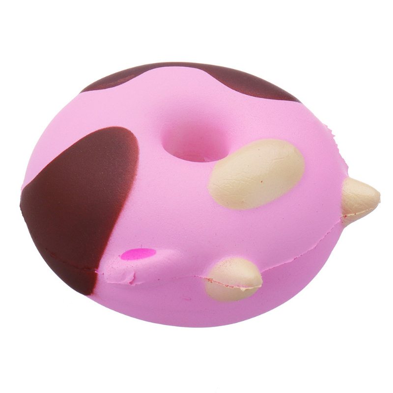 Cartoon Cow Donut Cake Squishy Slow Rising Collection Darčeková Plyšová Hračka S Obalom