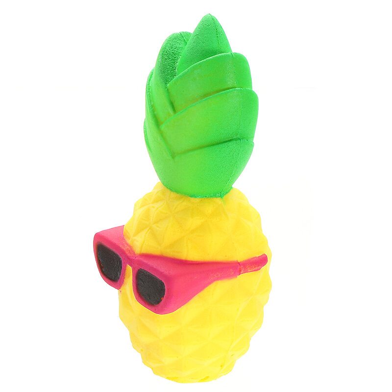 Cool Ananás Squishy Slow Rising Toy Tag Soft Squeeze Collection Darčeková Dekoračná Hračka