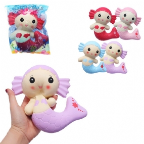 Cutie Squishy Mermaid Toys Vonná Chlebová Torta Super 19cm Mäkká Pomaly Rastúca Pôvodné Balenie