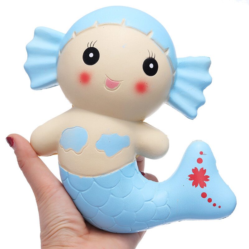 Cutie Squishy Mermaid Toys Vonná Chlebová Torta Super 19cm Mäkká Pomaly Rastúca Pôvodné Balenie