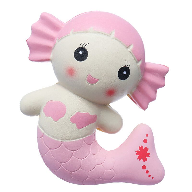 Cutie Squishy Mermaid Toys Vonná Chlebová Torta Super 19cm Mäkká Pomaly Rastúca Pôvodné Balenie