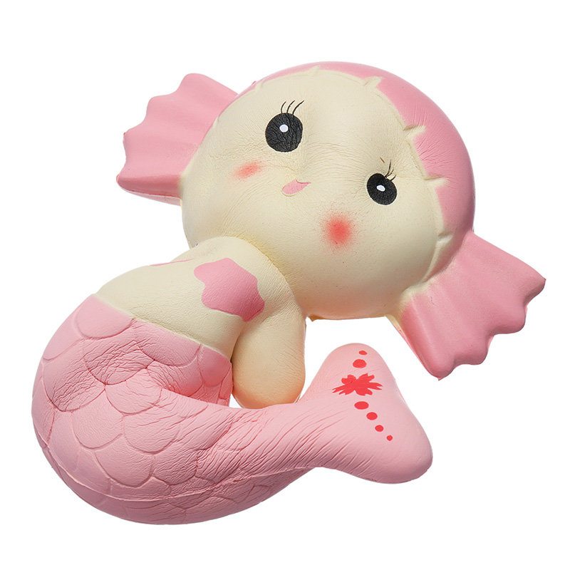 Cutie Squishy Mermaid Toys Vonná Chlebová Torta Super 19cm Mäkká Pomaly Rastúca Pôvodné Balenie