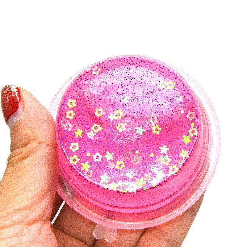 Darčeková Hračka 4ks Kiibru Slime Pearl Star Glitter Simulovaná Kryštálovo Bahenná Želé Plastelína Na Zmiernenie Stresu