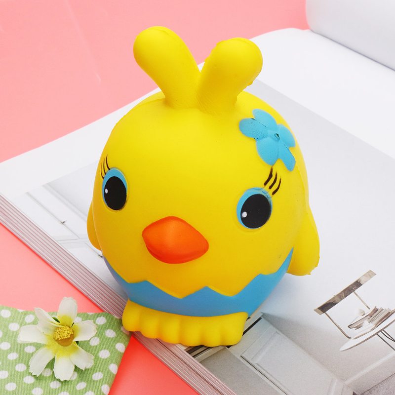 Darčeková Kolekcia Voňavých Hračiek Yellow Chick Squishy Slow Rising