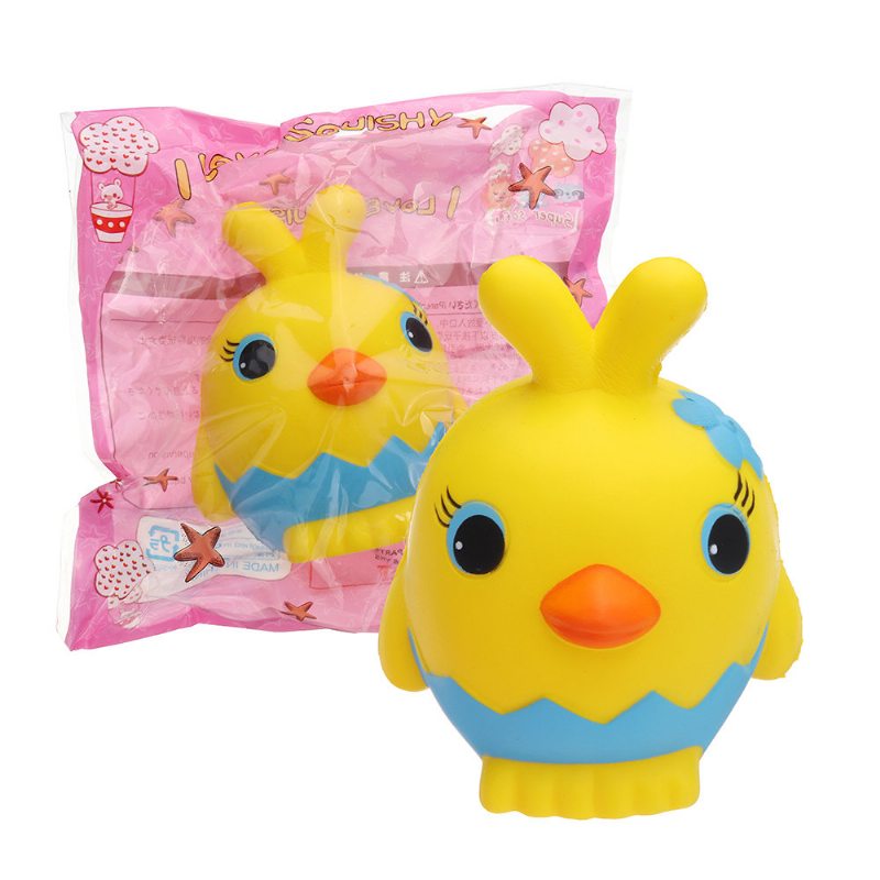 Darčeková Kolekcia Voňavých Hračiek Yellow Chick Squishy Slow Rising