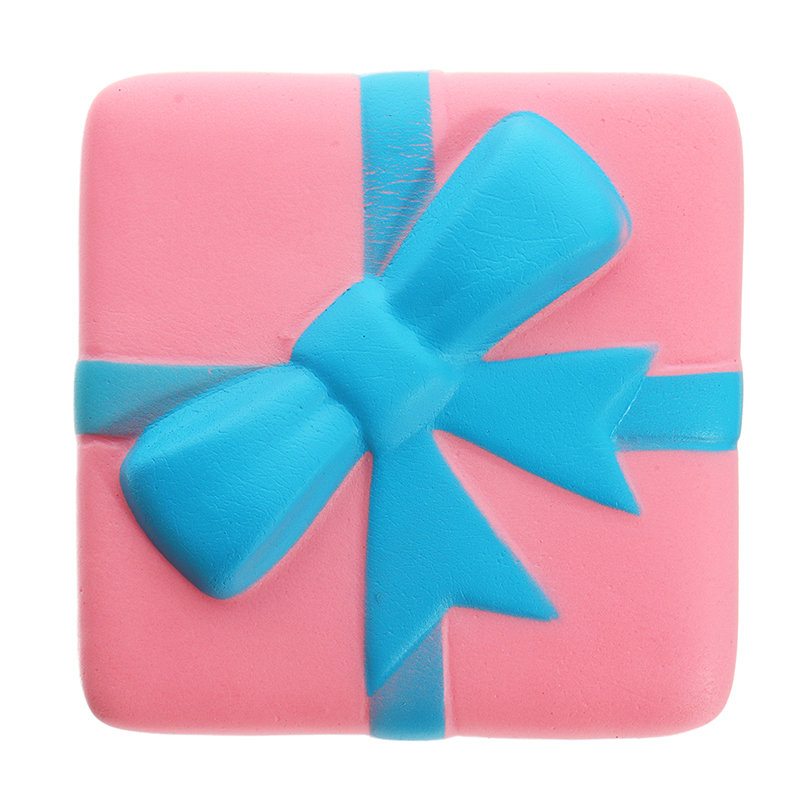 Darčeková Krabička Cake Squishy Toy Darčekový Remienok Na Telefón 7.5 cm Pomaly Stúpajúci S Obalom Kolekcia Plyšová Hračka