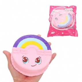 Darčeková Plyšová Torta Rainbow Smile Squishy Pomaly Rastúca S Kolekciou Obalov