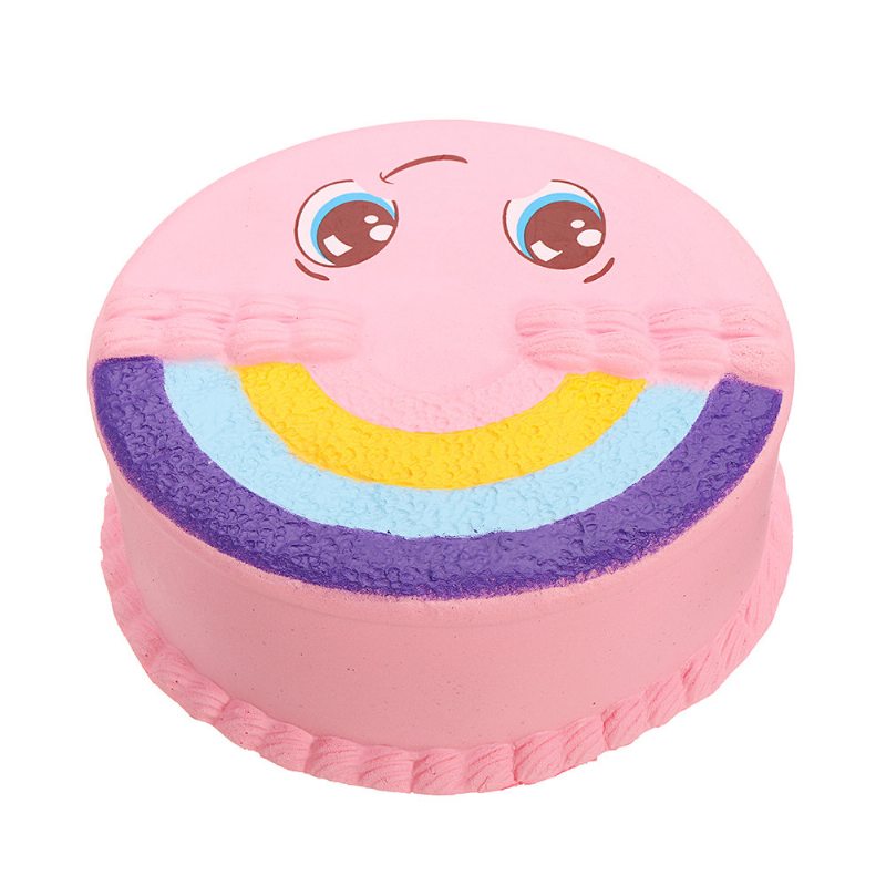 Darčeková Plyšová Torta Rainbow Smile Squishy Pomaly Rastúca S Kolekciou Obalov