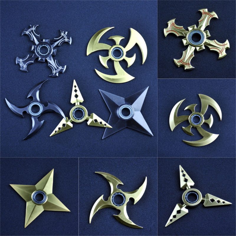 Detská Stolová Hračka So Špirálovým Ložiskom Na Prstoch Pre Dospelých V Zlatej Farbe Hand Spinner Fidget Edc