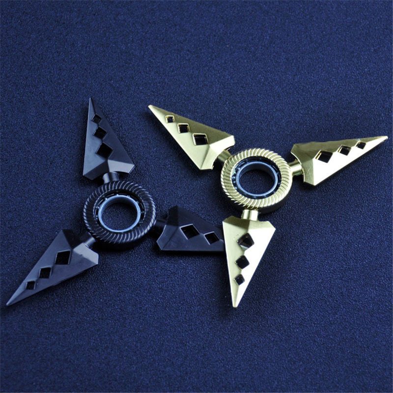 Detská Stolová Hračka So Špirálovým Ložiskom Na Prstoch Pre Dospelých V Zlatej Farbe Hand Spinner Fidget Edc