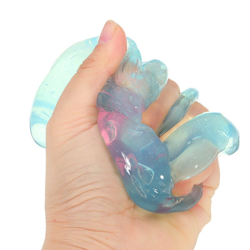 Dinosaur Crystal Slime Hex Fľaša Transparentná Hlinená Diy Plastelínová Hračka Darček