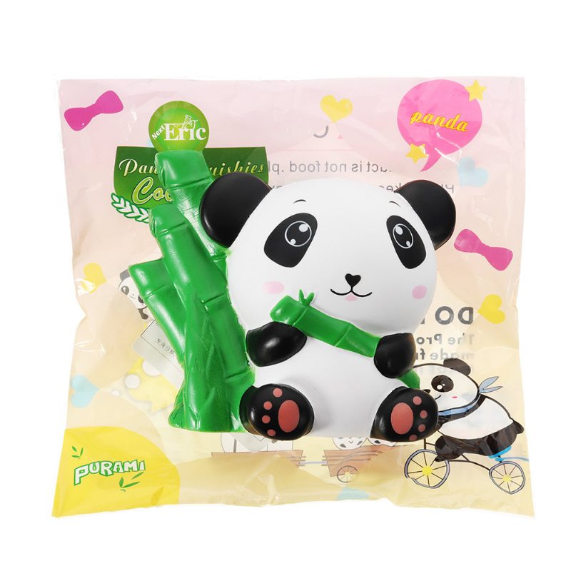 Eric Bamboo Panda Squishy Pomaly Rastúca S Kolekciou Obalov Darčeková Plyšová Hračka