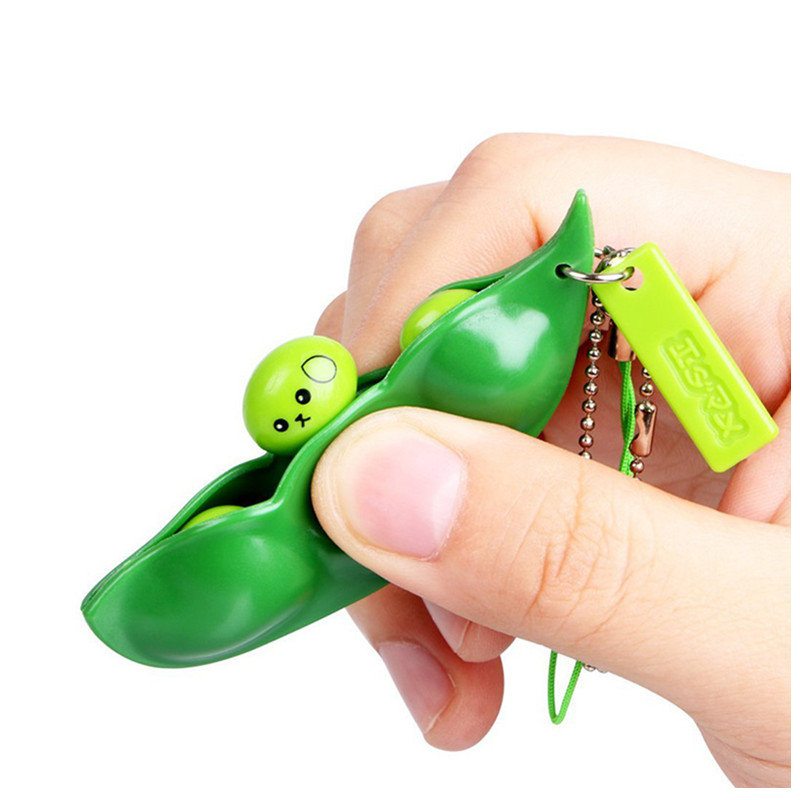 Extrusion Bean Toy Mini Squishy Plyšové Hračky Prívesky Antistresové Pomôcky Na Stláčanie Loptičky