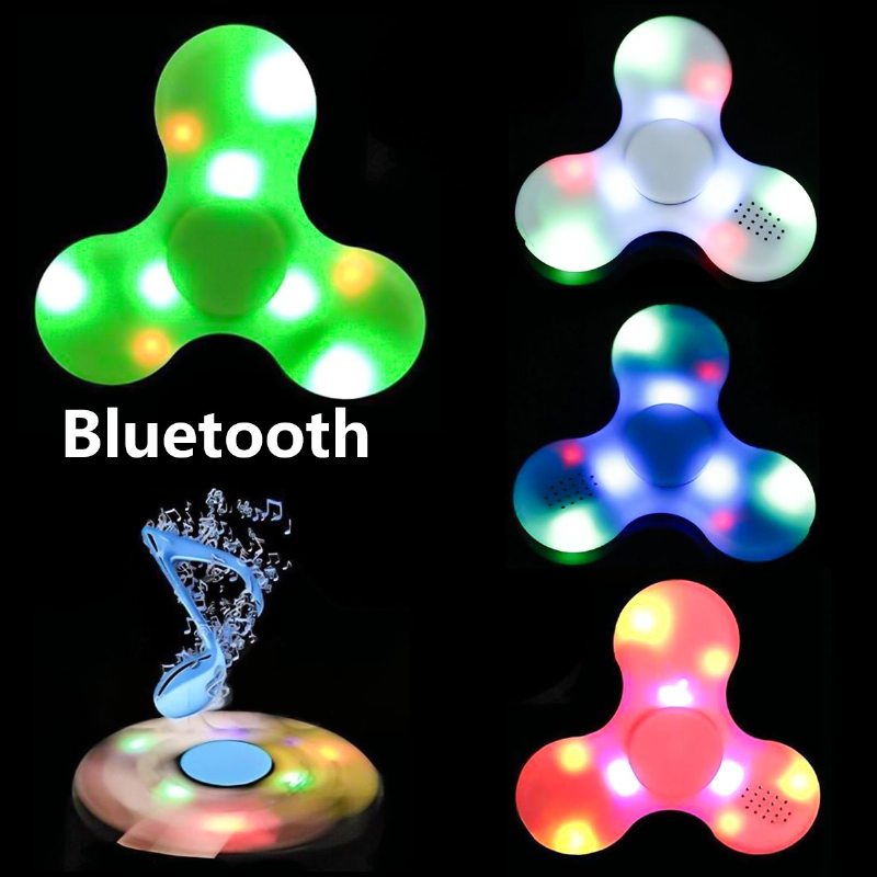 Hand Spinner Nabíjateľná Hudba Led Fidget Finger Focus Miniaplikácia Na Zníženie Stresu