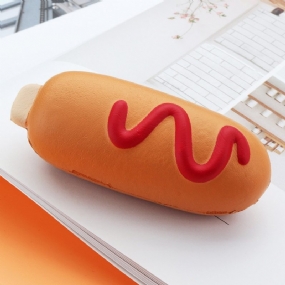 Hot Dog Squishy Plyšová Hračka Slow Rising Bun Kawaii Cartoon Darčeková Kolekcia