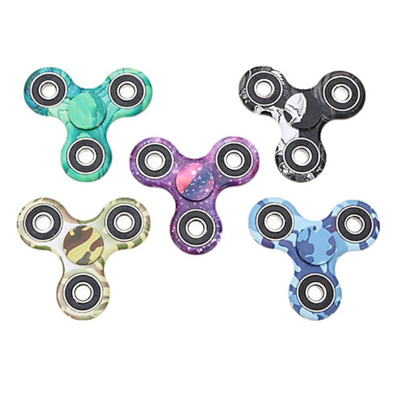 Kamufláž Rotačný Fidget Hand Spinner Adhd Autizmus Končeky Prstov Prsty Gyro Znížte Stres