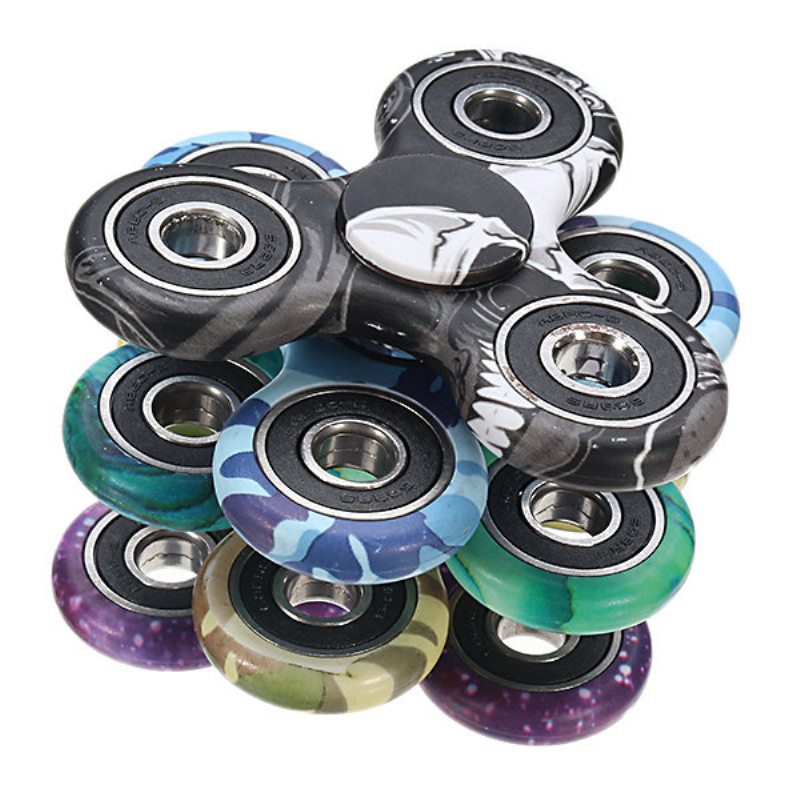 Kamufláž Rotačný Fidget Hand Spinner Adhd Autizmus Končeky Prstov Prsty Gyro Znížte Stres