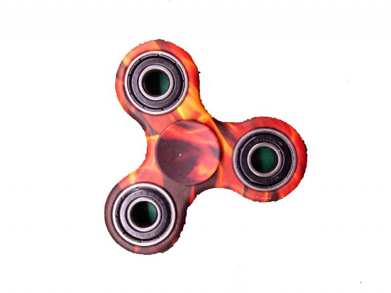 Kamufláž Rotačný Fidget Hand Spinner Adhd Autizmus Končeky Prstov Prsty Gyro Znížte Stres