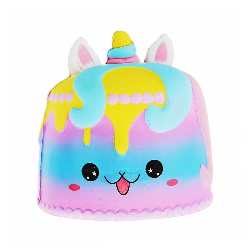 Kawaii Crown Cake Squishy Cute Soft Solw Rising Hračka Cartoon Darčeková Kolekcia S Balením