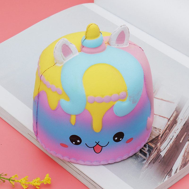 Kawaii Crown Cake Squishy Cute Soft Solw Rising Hračka Cartoon Darčeková Kolekcia S Balením