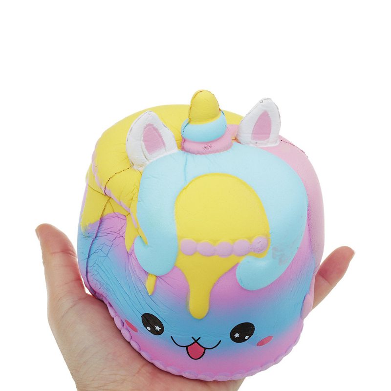 Kawaii Crown Cake Squishy Cute Soft Solw Rising Hračka Cartoon Darčeková Kolekcia S Balením