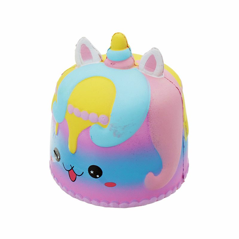 Kawaii Crown Cake Squishy Cute Soft Solw Rising Hračka Cartoon Darčeková Kolekcia S Balením