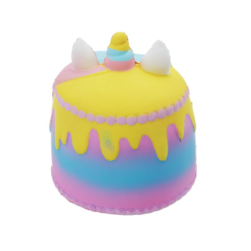 Kawaii Crown Cake Squishy Cute Soft Solw Rising Hračka Cartoon Darčeková Kolekcia S Balením