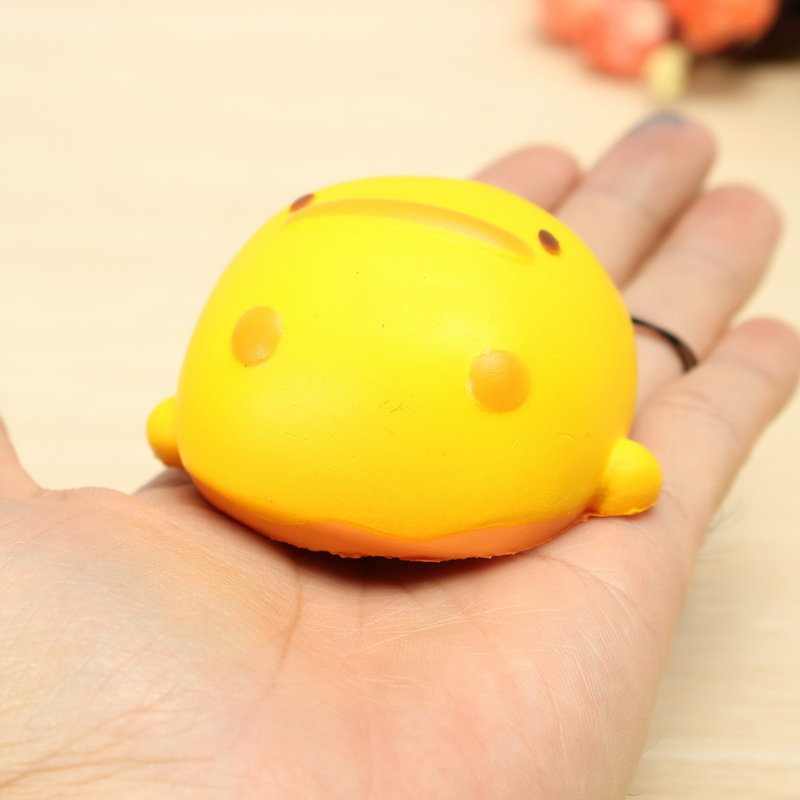 Kawaii Squishy Yellow Duck Mäkká Roztomilá Taška Na Telefón S Popruhom Ako Darček