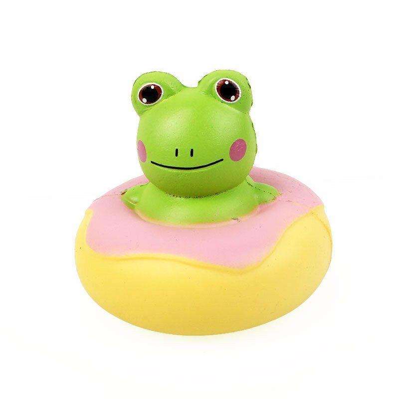 Kawaii Žaba Kačica Squishy Pomaly Rastúce S Obalom Kolekcia Darčeková Plyšová Hračka