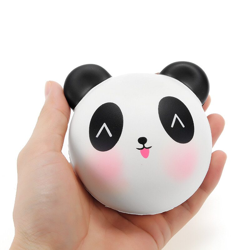 Meistoyland Squishy Panda Bun 8 cm Pomaly Rastúca S Obalom Kolekcia Darčeková Dekorácia Plyšová Hračka