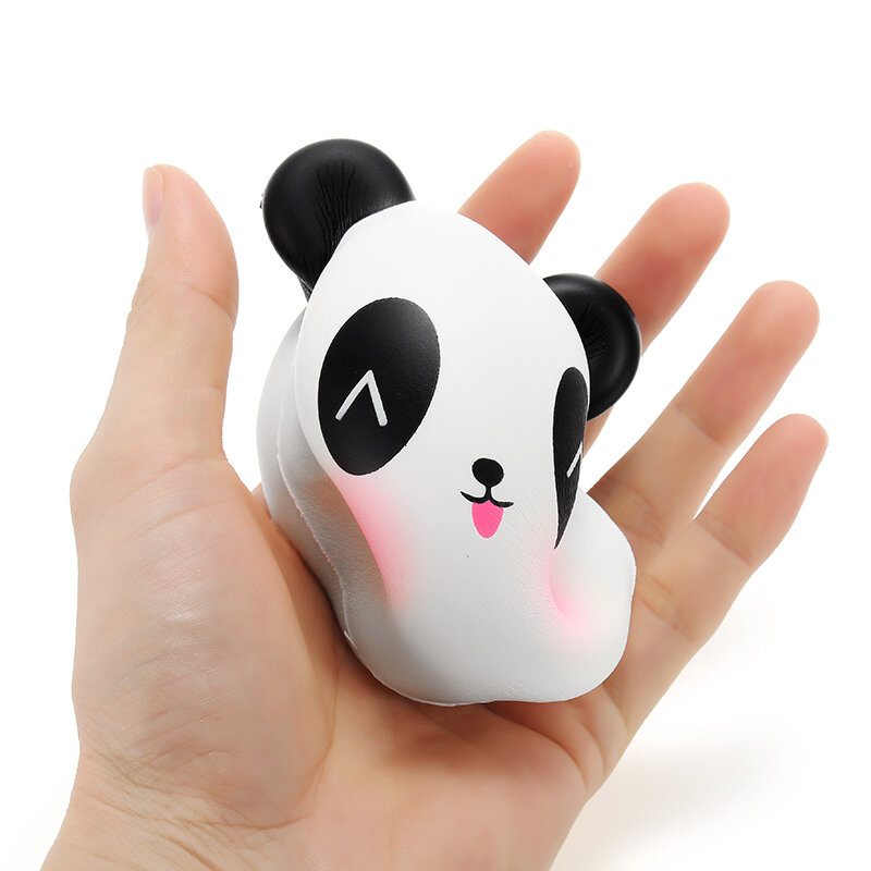 Meistoyland Squishy Panda Bun 8 cm Pomaly Rastúca S Obalom Kolekcia Darčeková Dekorácia Plyšová Hračka