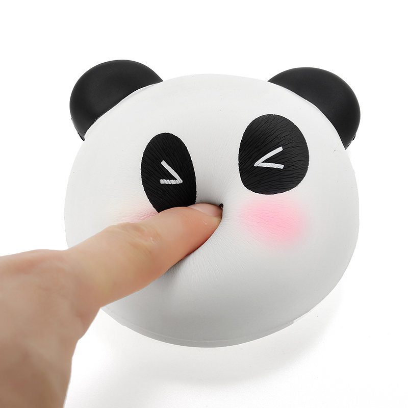 Meistoyland Squishy Panda Bun 8 cm Pomaly Rastúca S Obalom Kolekcia Darčeková Dekorácia Plyšová Hračka