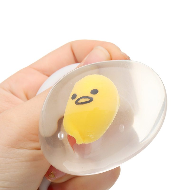 Mletie Žĺtka Transparentné Vajce Rozdrvené Uvoľňovač Stresu Stláčanie Zábavný Darček Na Párty