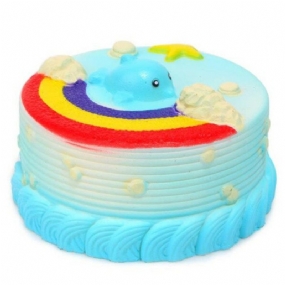 Nie Nie Squishy Jumbo Ocean Rainbow Cake Dolphin Star Pomaly Rastúce Originálne Balenie Dekorácia Darčeková Hračka