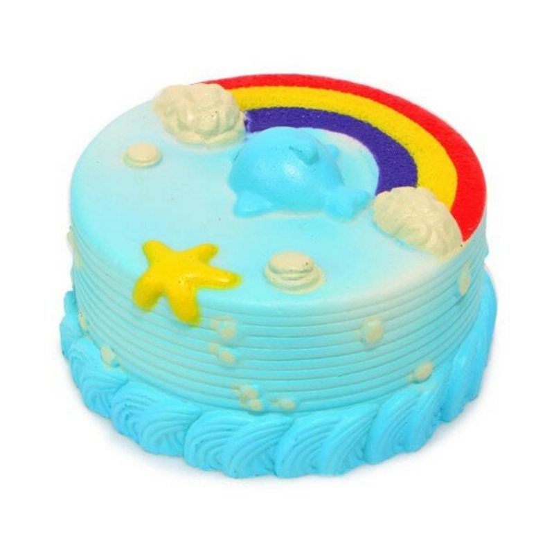 Nie Nie Squishy Jumbo Ocean Rainbow Cake Dolphin Star Pomaly Rastúce Originálne Balenie Dekorácia Darčeková Hračka