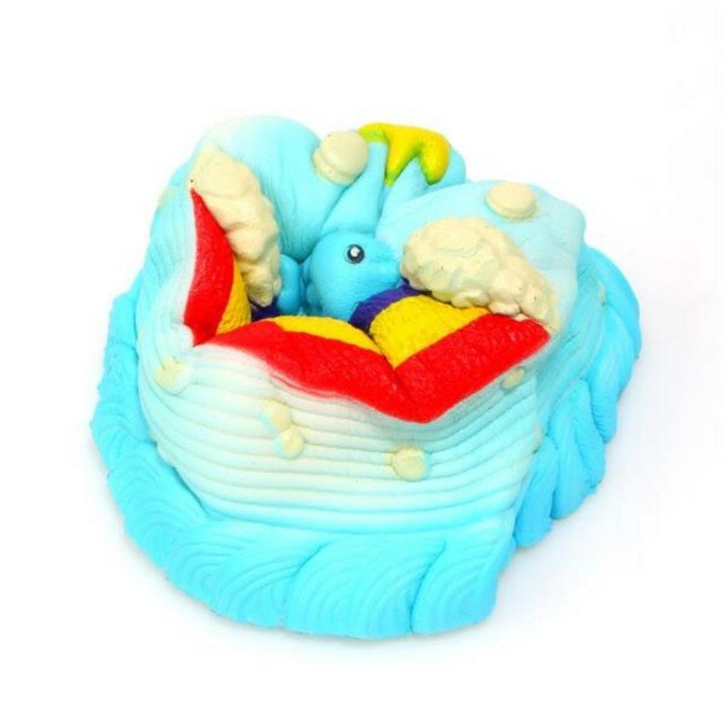 Nie Nie Squishy Jumbo Ocean Rainbow Cake Dolphin Star Pomaly Rastúce Originálne Balenie Dekorácia Darčeková Hračka