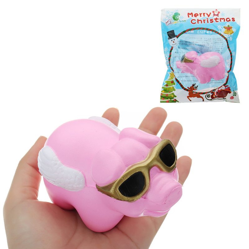 Okuliare Piggy Squishy Pomalé Stúpanie S Obalom Kolekcia Darčeková Plyšová Hračka