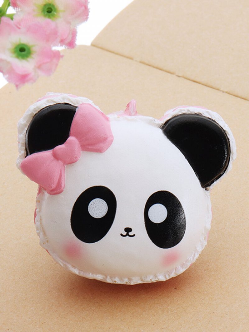 Panda Face Head Squishy Pomaly Stúpajúca S Obalom Kolekcia Darčeková Plyšová Hračka