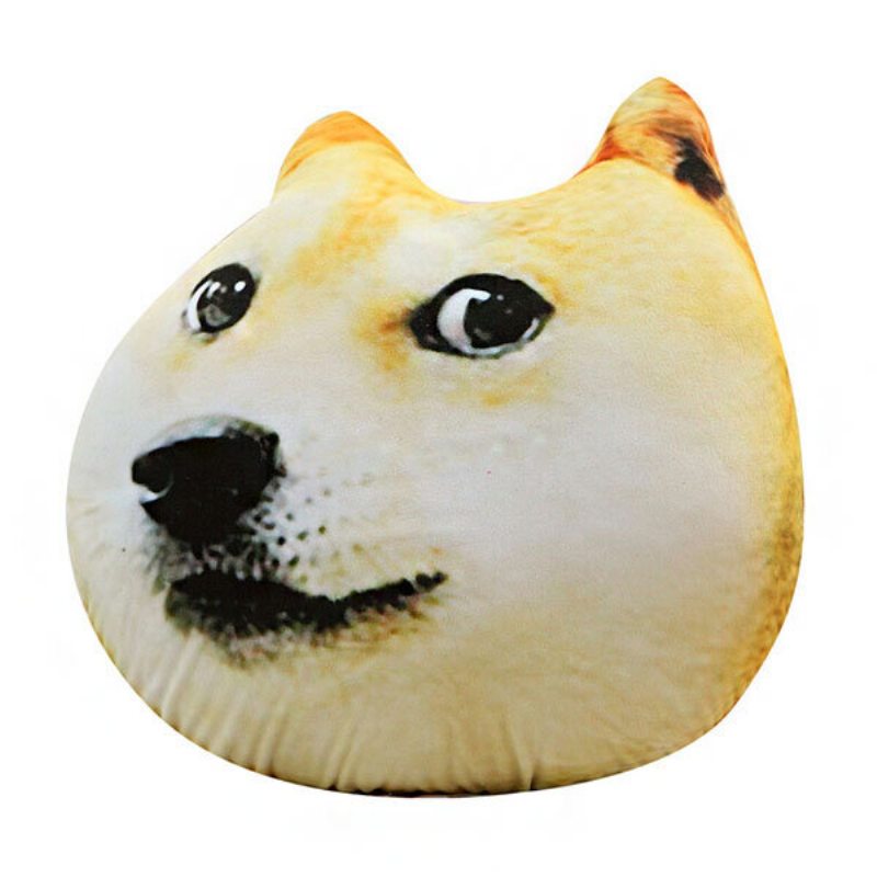 Plyšový 3d Vytlačený Vankúš Pre Psa Samojed Husky Doge Pre Psa Aljaška