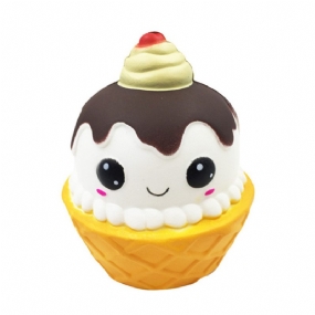 Roztomilá Hračka Kawaii Emoji Ice Cream Cup Squishy Pomaly Stúpajúca