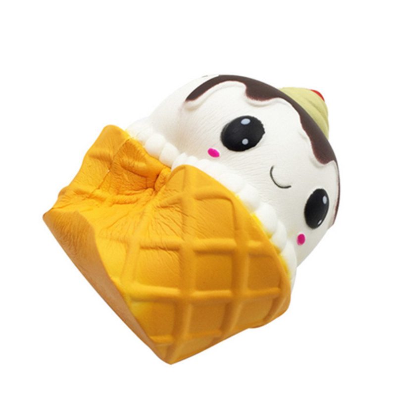 Roztomilá Hračka Kawaii Emoji Ice Cream Cup Squishy Pomaly Stúpajúca