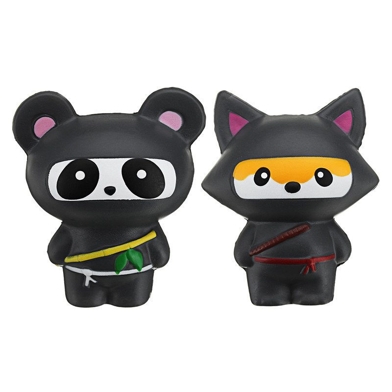 Roztomilá Jumbo Squishy Ninja Cat Fox Panda S Vôňou Super Pomaly Rastúcej Detskej Hračky