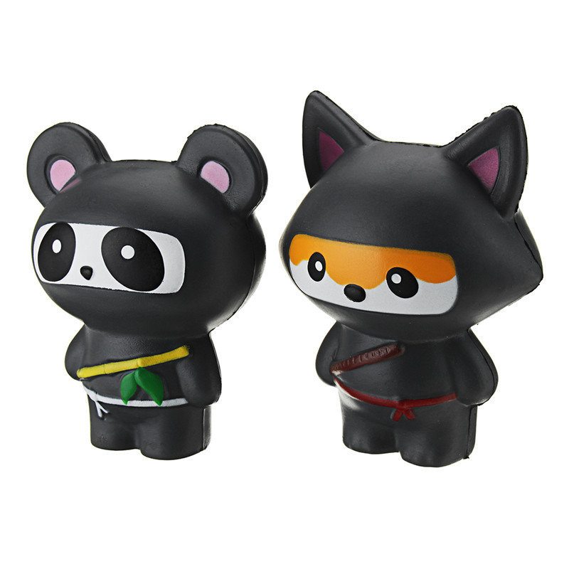 Roztomilá Jumbo Squishy Ninja Cat Fox Panda S Vôňou Super Pomaly Rastúcej Detskej Hračky