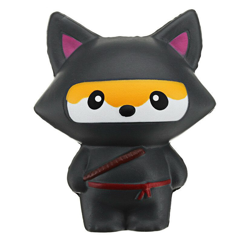 Roztomilá Jumbo Squishy Ninja Cat Fox Panda S Vôňou Super Pomaly Rastúcej Detskej Hračky