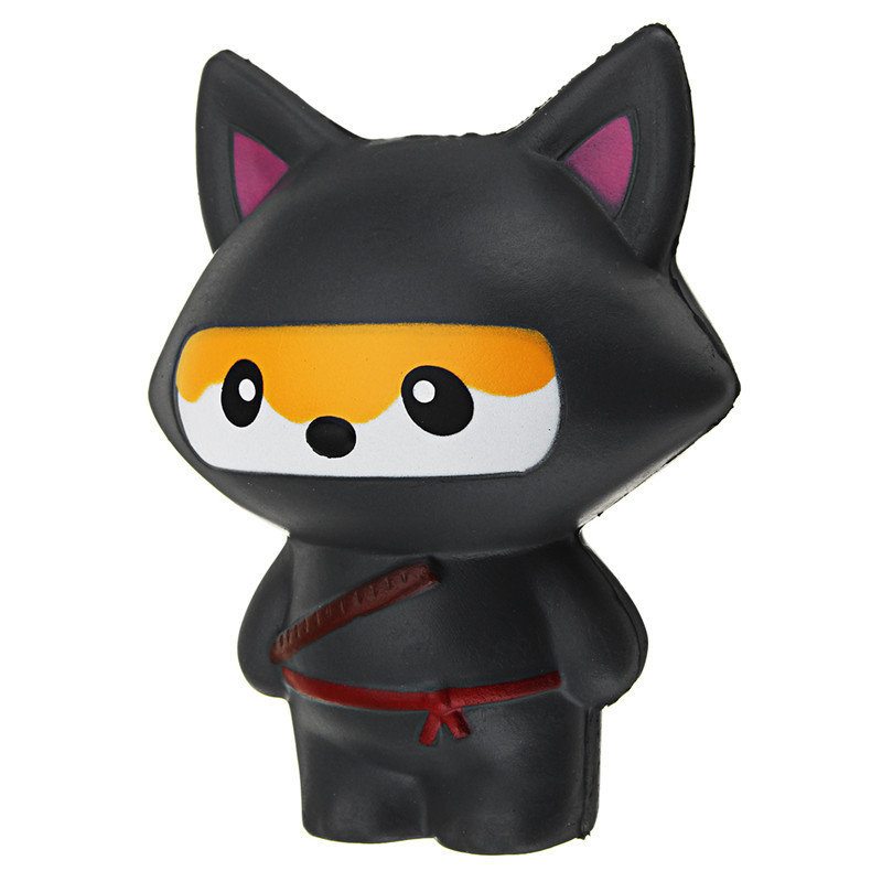 Roztomilá Jumbo Squishy Ninja Cat Fox Panda S Vôňou Super Pomaly Rastúcej Detskej Hračky