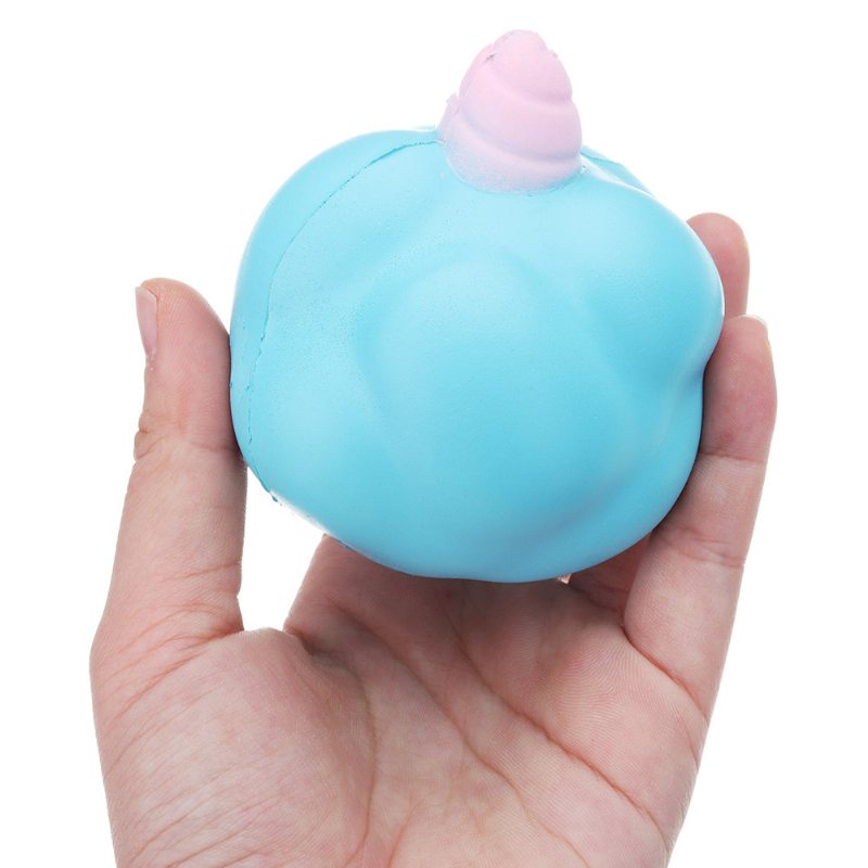 Ružové Malé Rohaté Zvieratko Squishy Pomaly Rastúce S Obalom Kolekcia Darčeková Plyšová Hračka