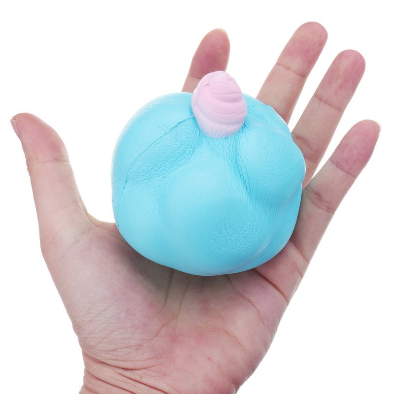 Ružové Malé Rohaté Zvieratko Squishy Pomaly Rastúce S Obalom Kolekcia Darčeková Plyšová Hračka