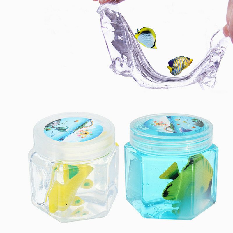 Sea Creatures Crystal Slime Diy Transparentný Slizový Tmel Antistresový