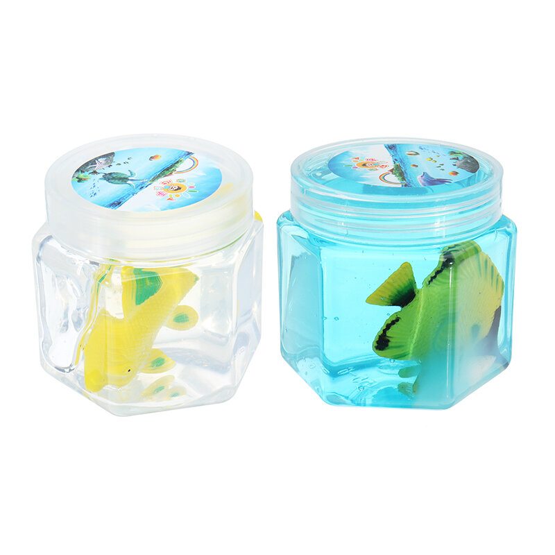 Sea Creatures Crystal Slime Diy Transparentný Slizový Tmel Antistresový